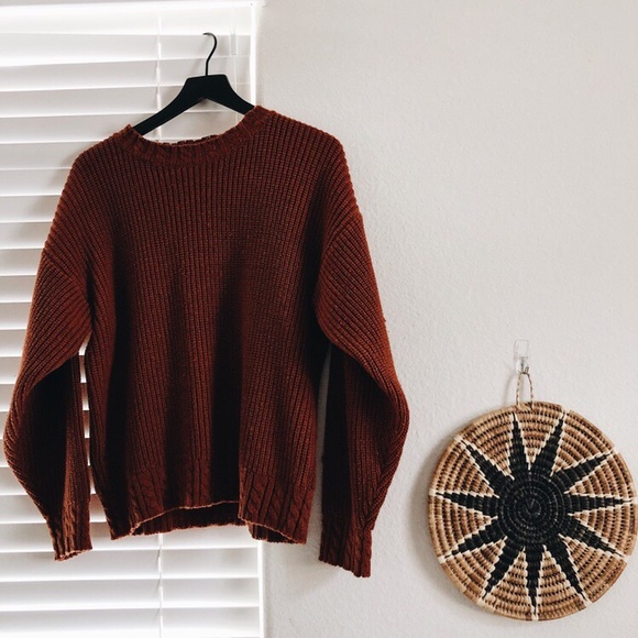 American Vintage Sweaters - Burnt orange sweater